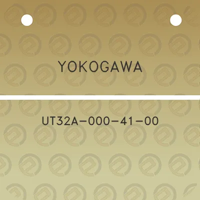 yokogawa-ut32a-000-41-00