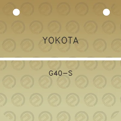 yokota-g40-s