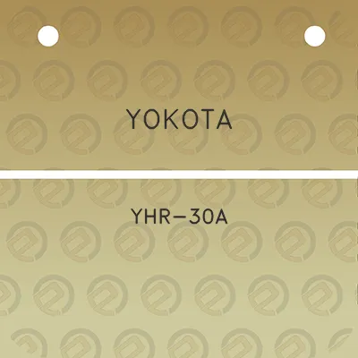 yokota-yhr-30a