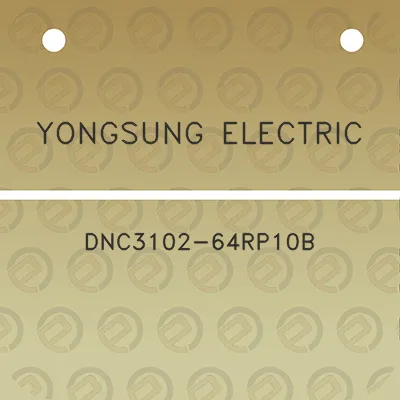 yongsung-electric-dnc3102-64rp10b