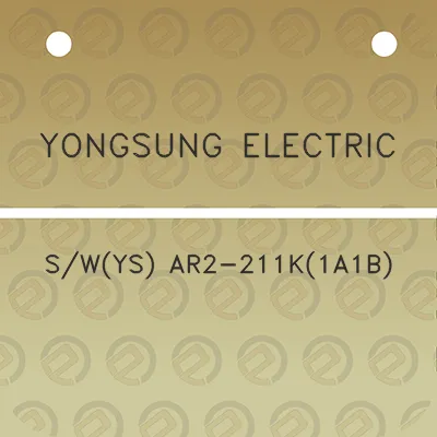 yongsung-electric-swys-ar2-211k1a1b