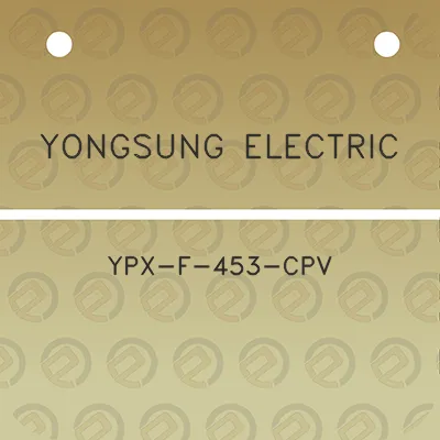 yongsung-electric-ypx-f-453-cpv