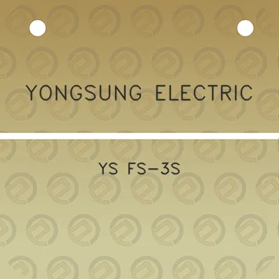 yongsung-electric-ys-fs-3s