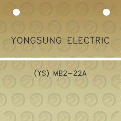 yongsung-electric-ys-mb2-22a