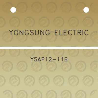 yongsung-electric-ysap12-11b