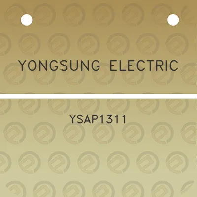 yongsung-electric-ysap1311