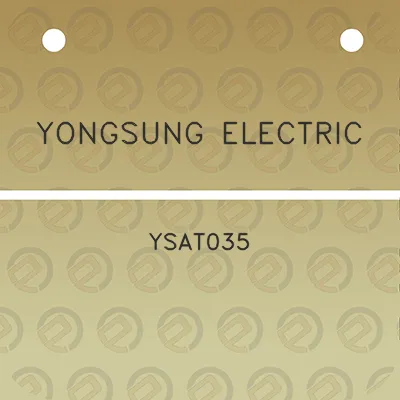 yongsung-electric-ysat035