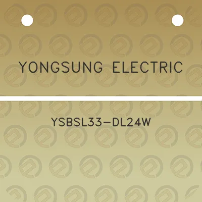 yongsung-electric-ysbsl33-dl24w