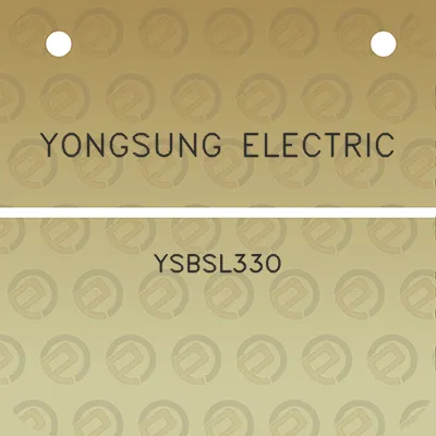 yongsung-electric-ysbsl33o