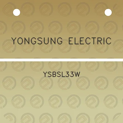 yongsung-electric-ysbsl33w