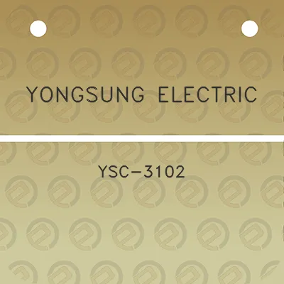 yongsung-electric-ysc-3102