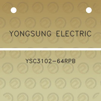 yongsung-electric-ysc3102-64rpb