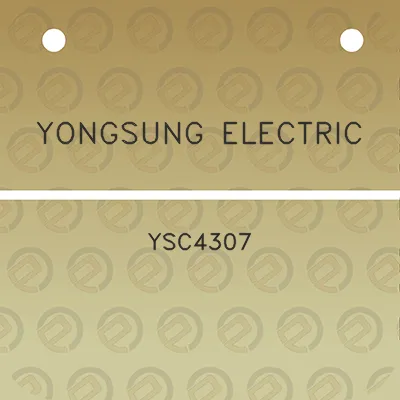 yongsung-electric-ysc4307