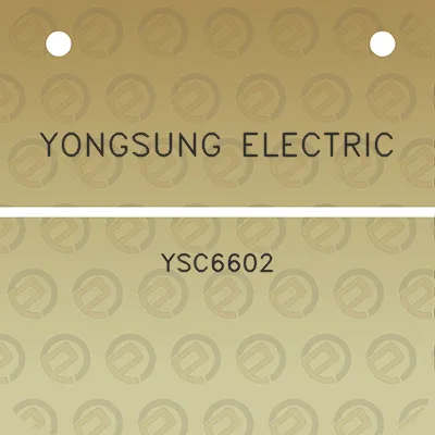 yongsung-electric-ysc6602