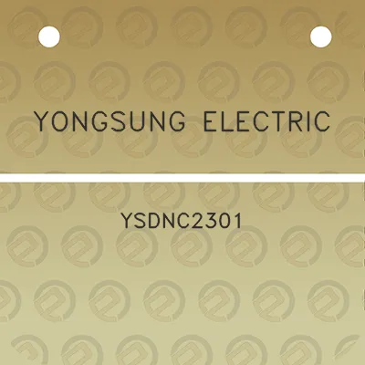 yongsung-electric-ysdnc2301