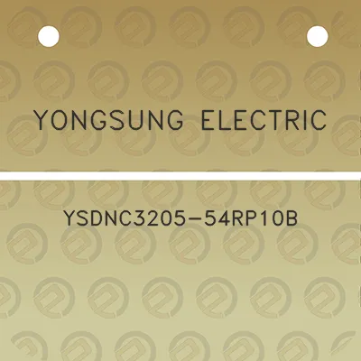 yongsung-electric-ysdnc3205-54rp10b