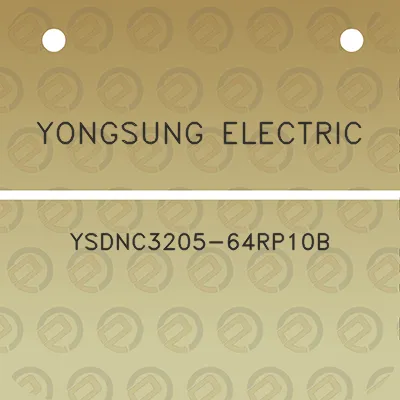 yongsung-electric-ysdnc3205-64rp10b