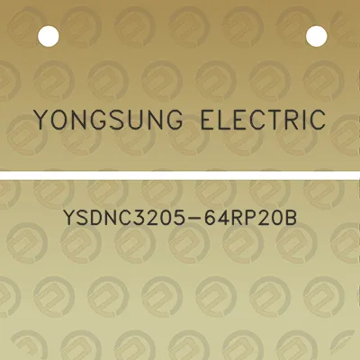 yongsung-electric-ysdnc3205-64rp20b