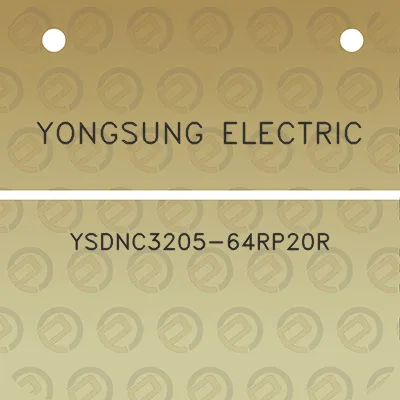 yongsung-electric-ysdnc3205-64rp20r