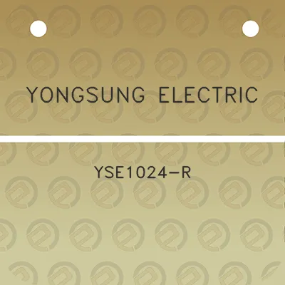 yongsung-electric-yse1024-r