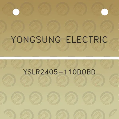 yongsung-electric-yslr2405-110dobd