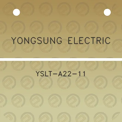 yongsung-electric-yslt-a22-11