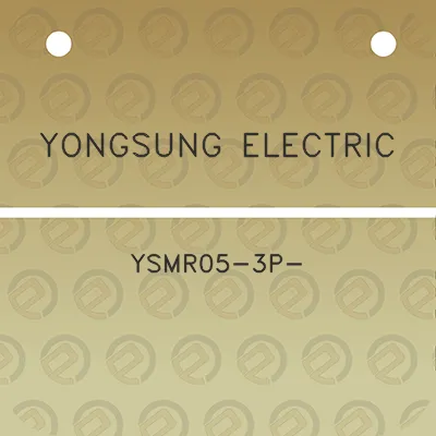 yongsung-electric-ysmr05-3p