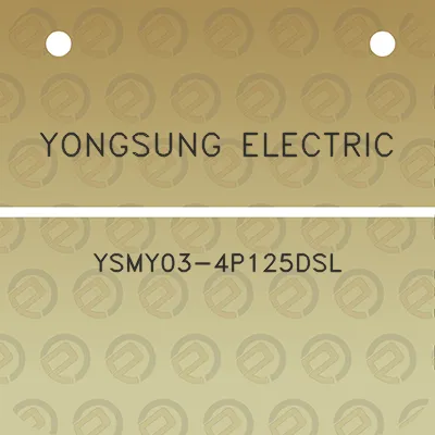 yongsung-electric-ysmy03-4p125dsl