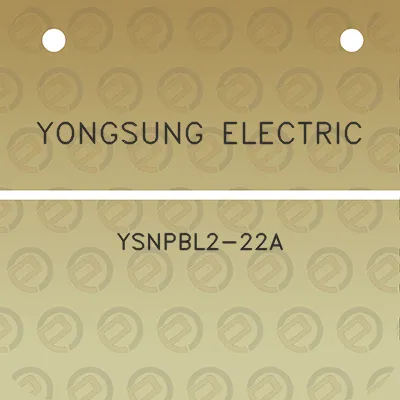 yongsung-electric-ysnpbl2-22a