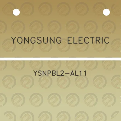 yongsung-electric-ysnpbl2-al11