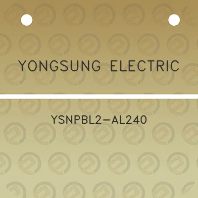 yongsung-electric-ysnpbl2-al240