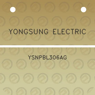 yongsung-electric-ysnpbl306ag