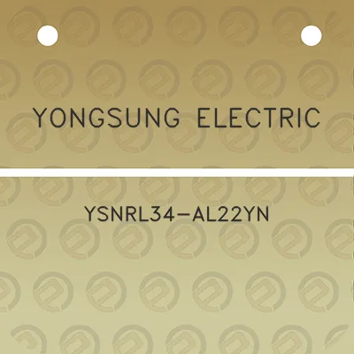 yongsung-electric-ysnrl34-al22yn