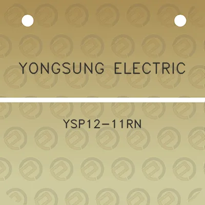 yongsung-electric-ysp12-11rn