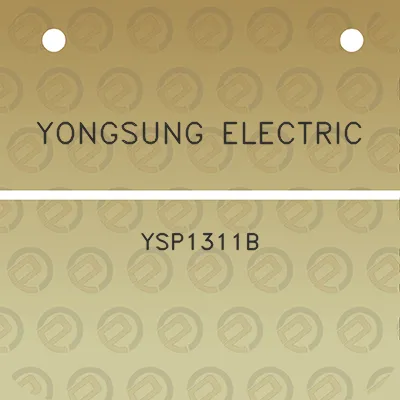 yongsung-electric-ysp1311b