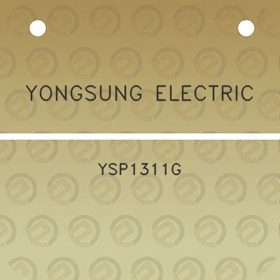 yongsung-electric-ysp1311g