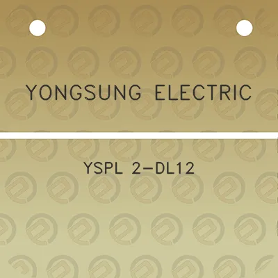 yongsung-electric-yspl-2-dl12