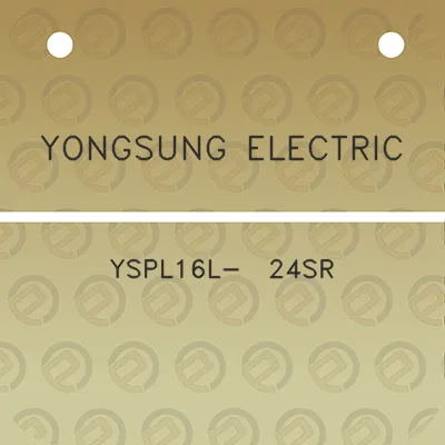 yongsung-electric-yspl16l-24sr