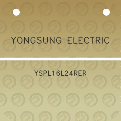 yongsung-electric-yspl16l24rer