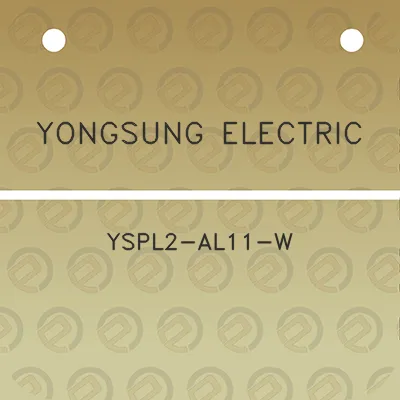 yongsung-electric-yspl2-al11-w