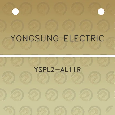 yongsung-electric-yspl2-al11r