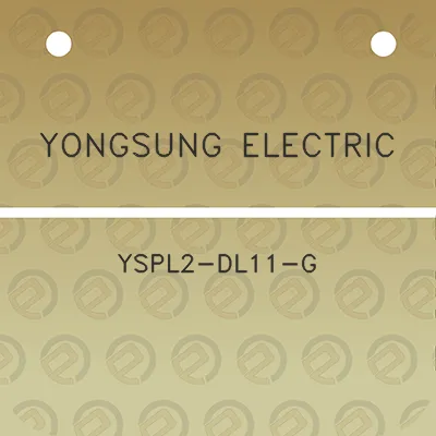 yongsung-electric-yspl2-dl11-g