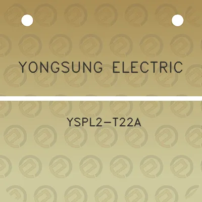 yongsung-electric-yspl2-t22a