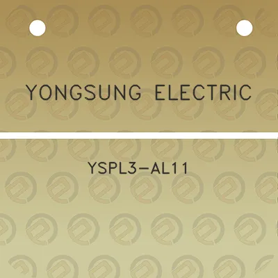 yongsung-electric-yspl3-al11