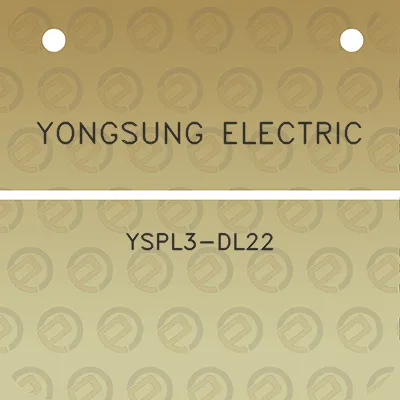 yongsung-electric-yspl3-dl22