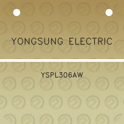 yongsung-electric-yspl306aw