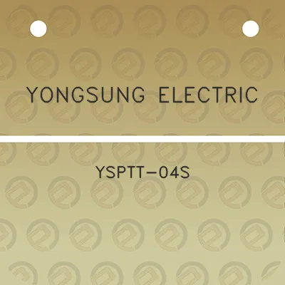 yongsung-electric-ysptt-04s