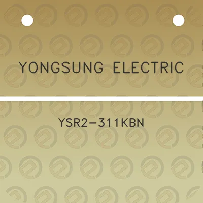 yongsung-electric-ysr2-311kbn