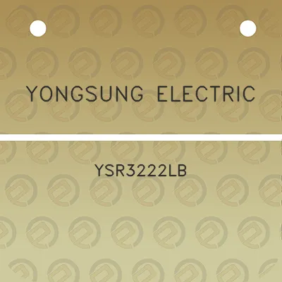 yongsung-electric-ysr3222lb