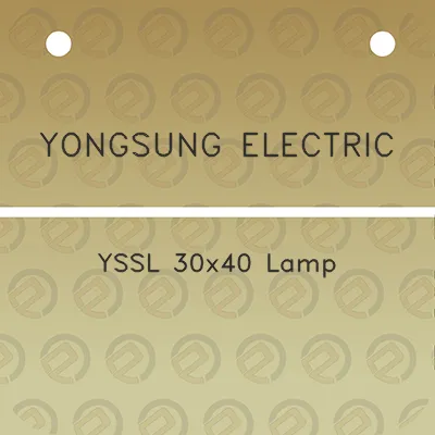 yongsung-electric-yssl-30x40-lamp